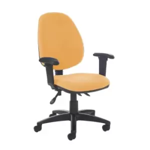 Image of Dams MTO Jota High Back Asynchro Operators Chair with Adjustable Arms - Costa Bl
