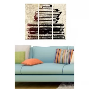 Image of MDF9835311 Multicolor Decorative MDF Painting (3 Pieces)