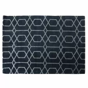 Image of Crossland Grove Malvan Rug Charcoal 1200x1700mm
