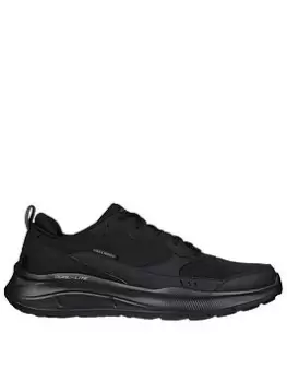 Image of Skechers Air-cooled Dual-density Outsole Trainer, Black, Size 9, Men