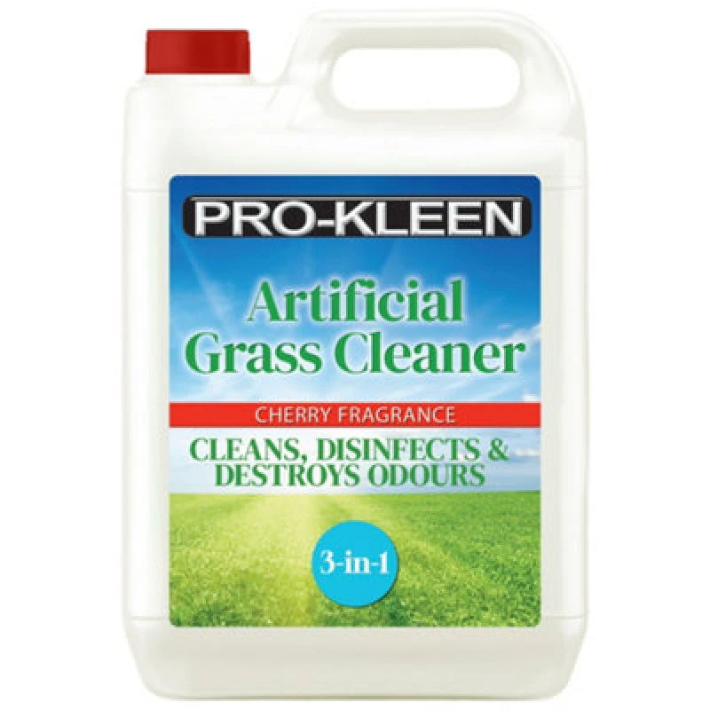 Image of ProKleen Artificial Grass Cleaner Disinfectant 1 x 5L Cherry Fragrance Clear unisex