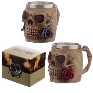 Image of Skulls and Roses Tankard - Decorative Only