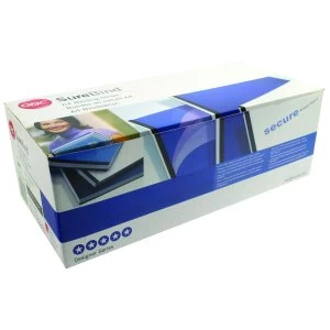 Image of GBC SureBind Secure Binding Strips 25mm A4 Black Pack of 100 1132850