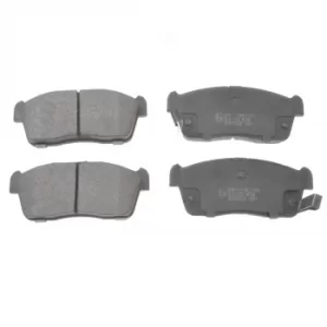 Image of Brake Pad set ADK84223 by Blue Print Front Axle
