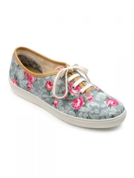 Image of Hotter Mabel lace up pumps Aqua