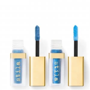 Image of Stila Double Dip Duo Liquid Eye Shadows 2.25ml (Various Shades) - Blue Jean