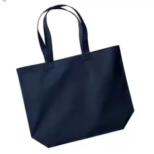 Image of Westford Mill Maxi Tote/Shopper Bag For Life (One Size) (French Navy)