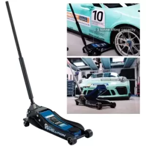Image of Draper - Evolution Low Profile 3 Tonne Trolley Car Jack 580mm Lift Range 70811