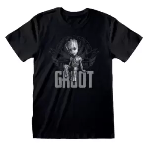 Image of Guardians of the Galaxy - Groot Unisex Medium T-Shirt - Black