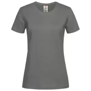 Image of Stedman Womens/Ladies Classic Organic T-Shirt (M) (Real Grey)