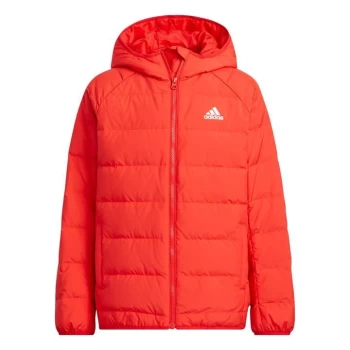 Image of adidas Frosty Winter Jacket Kids - Vivid Red / White