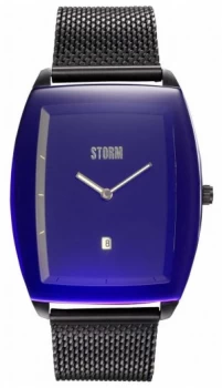 Image of STORM Zaire Slate Lazer Blue Steel Mesh Bracelet Blue Watch