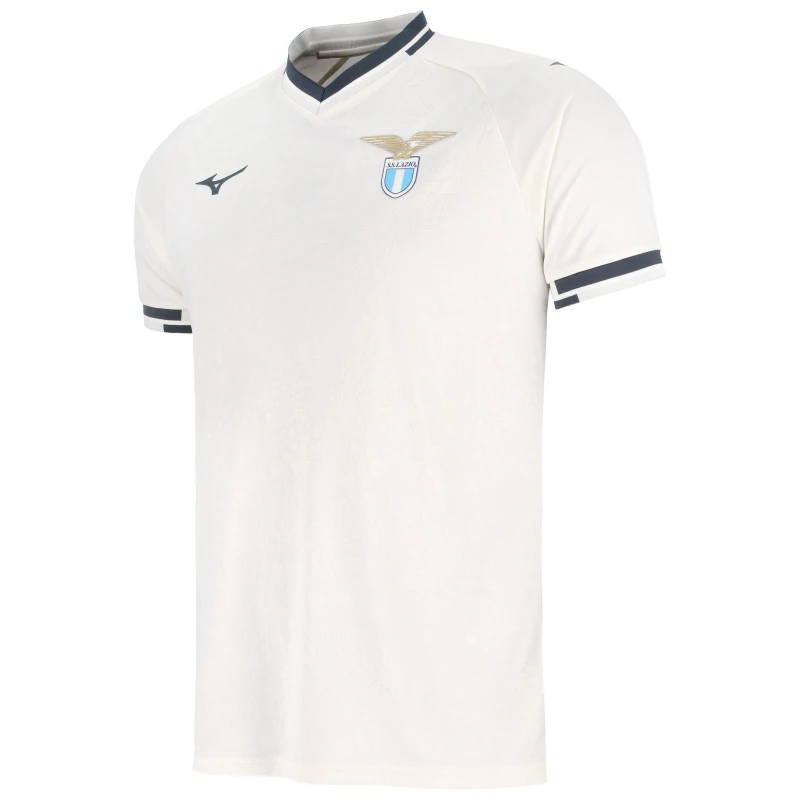 Image of Mizuno S.S. Lazio Home Shirt 2025 2026 Adults White male X Large