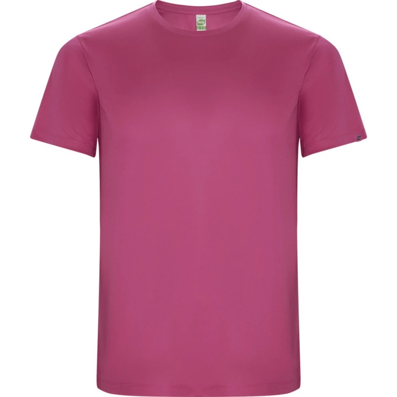 Image of ROLY Imola Short-Sleeved Sports T-Shirt in Cerise Size: 4 Years Cerise Unisex 4 Years