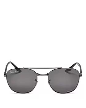 Image of Ray-Ban Womens Polarized Square Sunglasses, 55mm