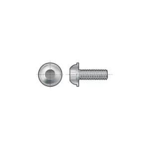 Image of M8X50 Skt Button Head Screw Flanged (10.9)