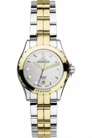 Image of Ladies Michel Herbelin Newport Trophy Mini Watch 12870/BT19