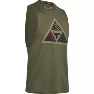 Image of Under Armour Rock Mania Tank Top Mens - Green