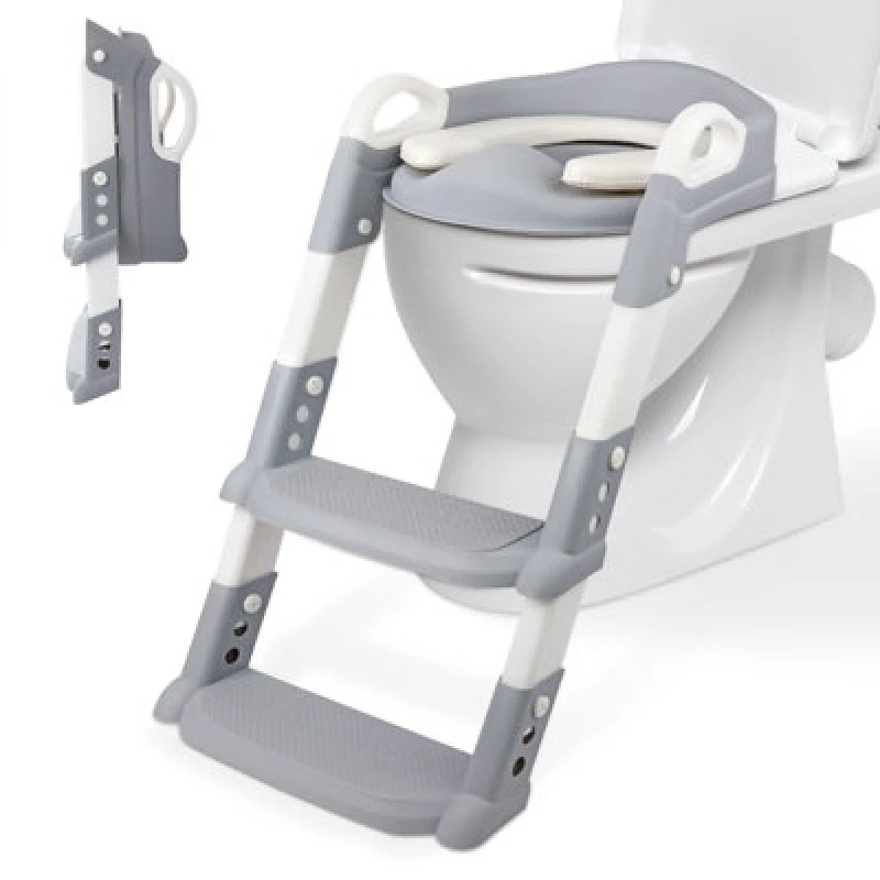 Image of Alivio 2-In-1 Kids Potty Training Seat With Adjustable Ladder