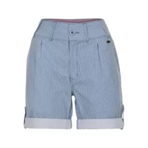 Image of Trespass Womens/Ladies Hazy Short Shorts (XXS) (Denim Printed Stripe)