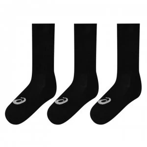 Image of Asics Crew Sock 3 Pack Womens - Black