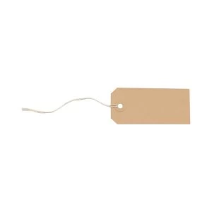 Image of Strung Tags 96mm x 48mm Buff 1 x Pack of 1000