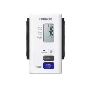 Image of Omron Nightview Automatic Wrist Blood Pressure Monitor - White