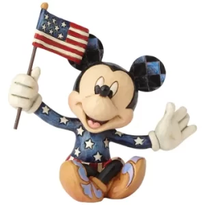 Image of Disney Traditions Mickey Patriotic Mini Figurine