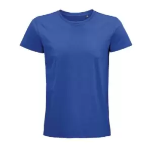 Image of SOLS Unisex Adult Pioneer Organic T-Shirt (L) (Royal Blue)