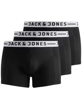 Image of JACK & JONES 3-pack Basic Plus Size Trunks Men Black