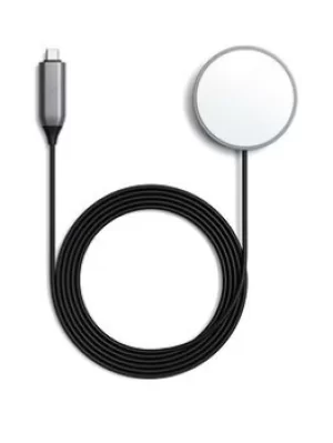 Image of Satechi Magnetic Wireless Charging Cable (Space Grey)