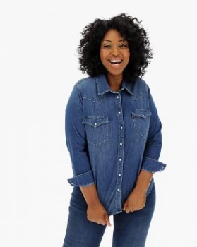 Image of Levis Western Denim Shirt