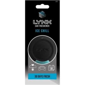 Image of Lynx Ice Chill 3D Hanging Disc Air Freshener (Case Of 6)