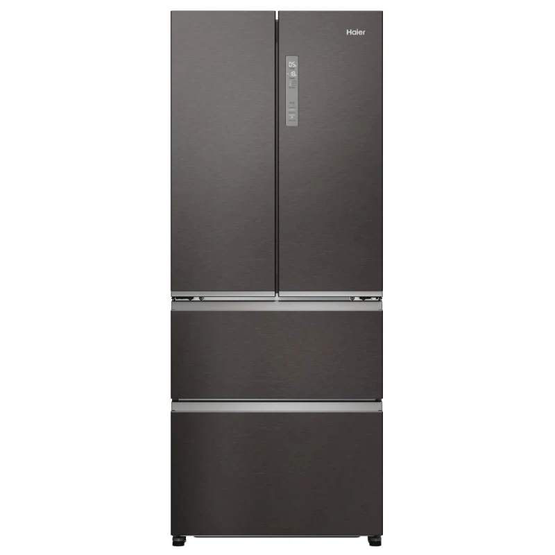 Image of Haier HFR3718ENMD 70cm Total No Frost Fridge Freezer Dark Inox