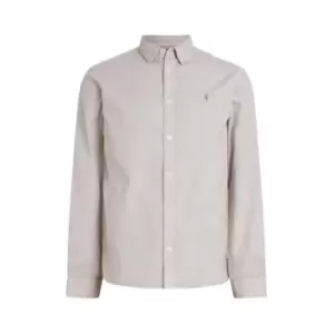 Image of AllSaints Hawthorn Long Sleeve Shirt - Purple