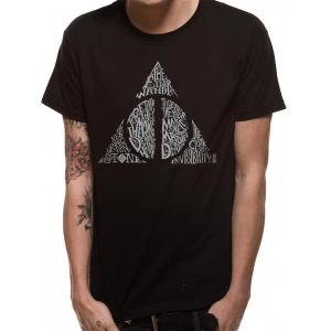 Image of Harry Potter - Symbol Mens Medium T-Shirt - Black