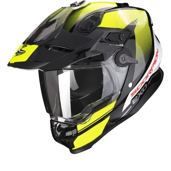 Image of Scorpion ADF-9000 Air Trail Black Neon Yellow Adventure Helmet M