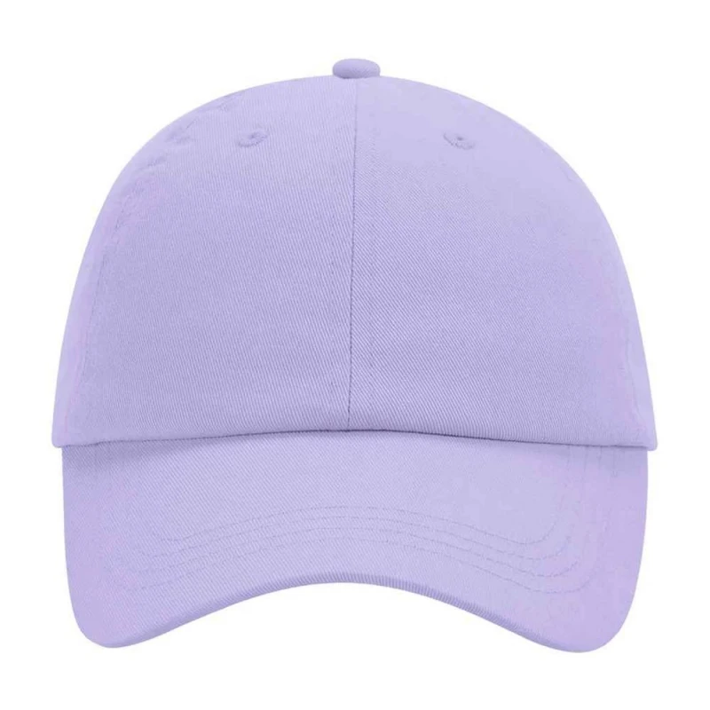 Image of Beechfield 6 Panel Low Profile Baseball Cap in Lavender Lavender Unisex One Size