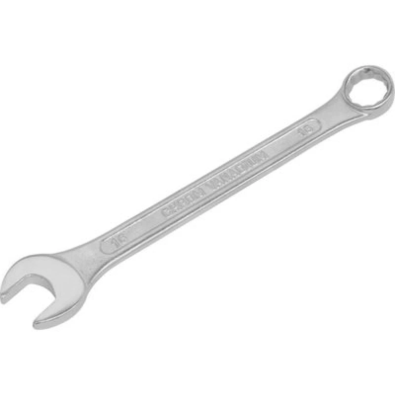 Image of Loops 16mm Combination Spanner - Fully Polished Heads - Chrome Vanadium Steel Metallics