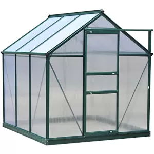 Image of Charles Bentley Green House 6 x 6.1ft Grey