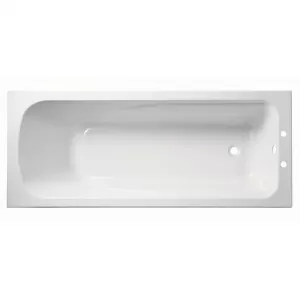 Image of Wickes Avaris Enamel Coated Steel Bath - 1700 x 700mm