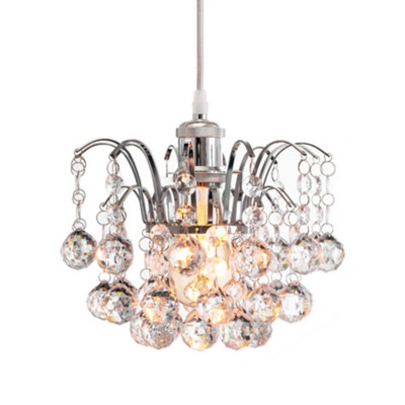 Image of Innoteck Faceted Oriel Pendant Light Shade - Clear