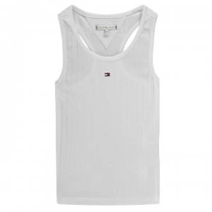 Image of Tommy Hilfiger Solid Rib Vest - Bright White
