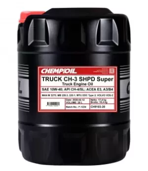 Image of CHEMPIOIL Engine oil CH9103-20