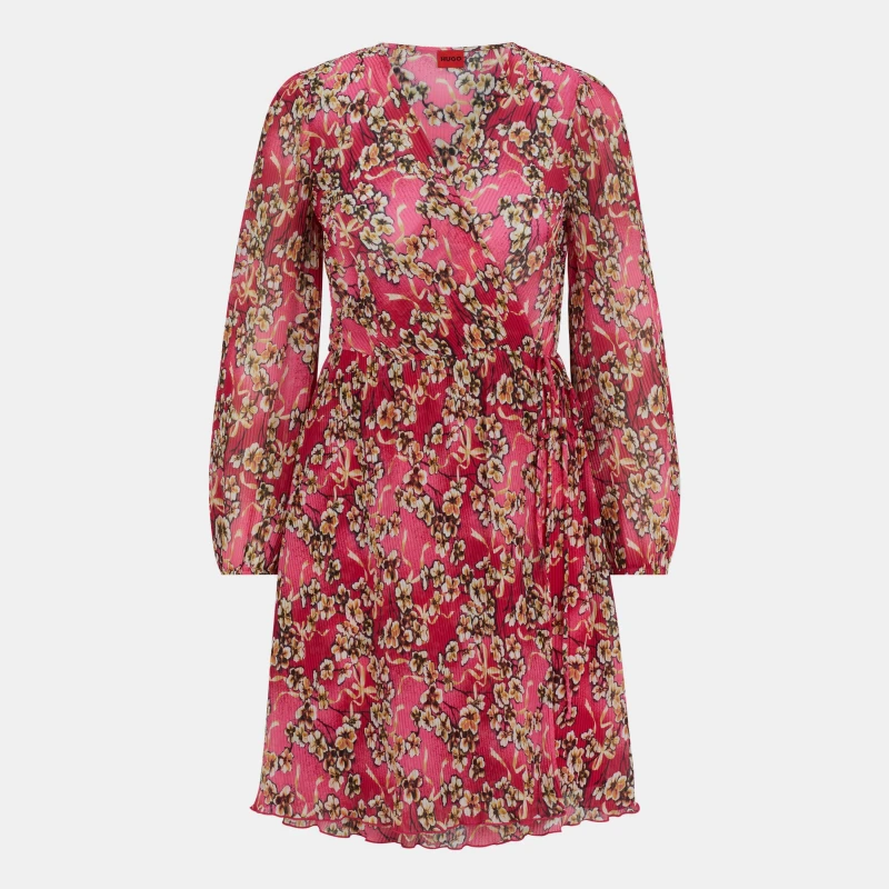 Image of Hugo Womens Kahula T-Shirt Dress Open Miscellans female 4 (XXS)