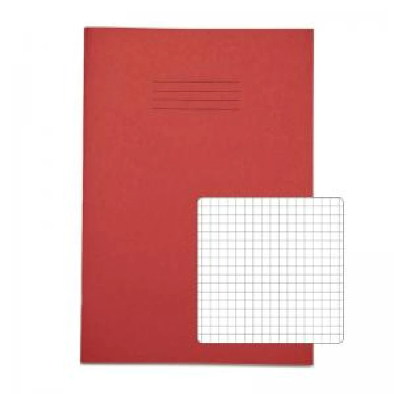 Image of Rhino A4 Exercise Book 80 Page Red S5 (10 Pack) PVEX668-2215-8