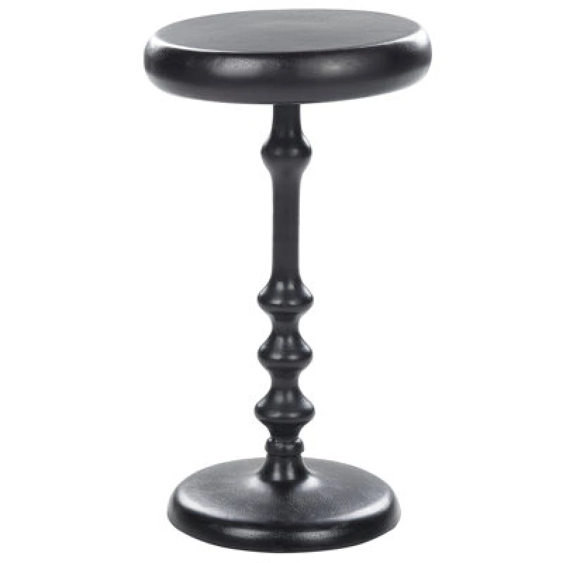 Image of Beliani Side Table Atapo Metal Black