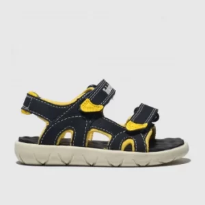 Image of Timberland Navy Perkins Row Sandals Toddler