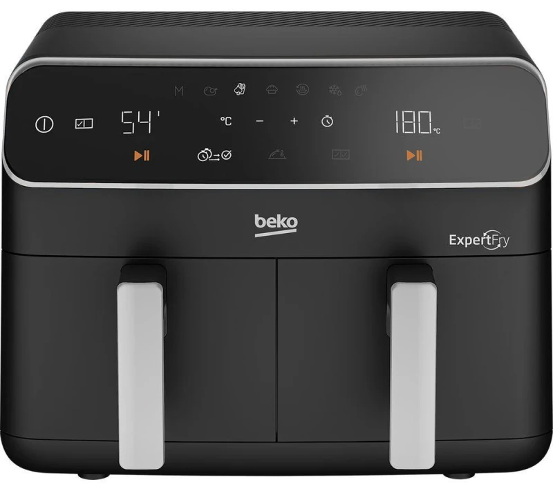 Image of Beko ExpertFry Dual Zone FRL5387B Air Fryer - Black