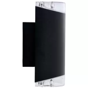 Image of Netlighting Ribe Up, Down Wall Lamp Matt Black IP44